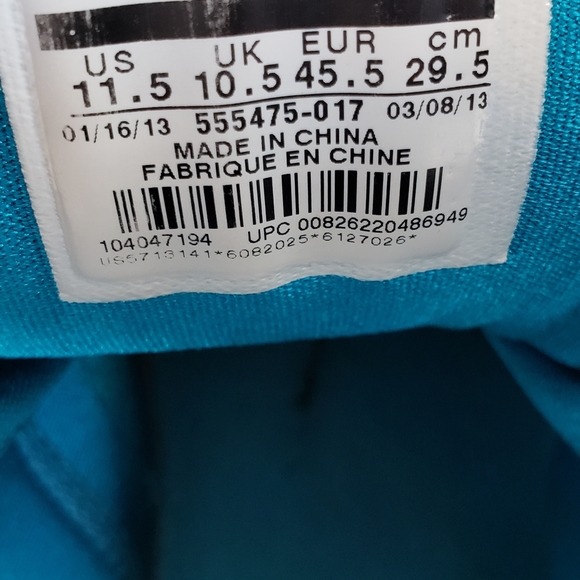 Air Jordan Flight Club 91' (Black and Turquoise) - Picture 4 of 4